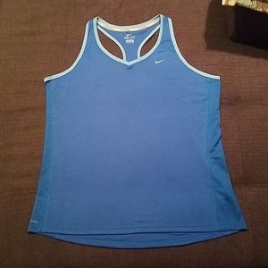 Blue Nike Dri-fit Miler Top, XXL